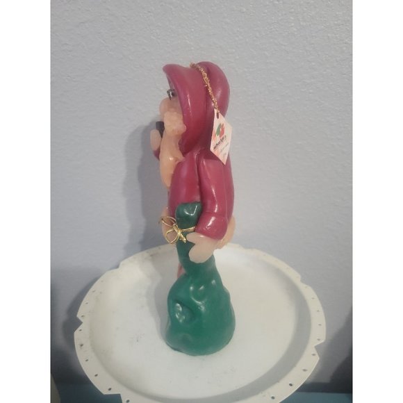 Vintage Northern Lights Santa Candle - Picture 4 of 9